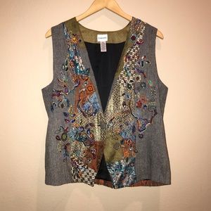 SALE! CHICO’S Floral Design Vest